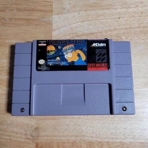 Virtual Bart Super Nintendo Entertainment System, 1994 - Tested