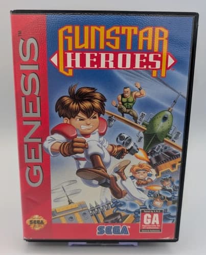 Gunstar Heroes (Sega Genesis, 1993) - CIB Complete - Tested