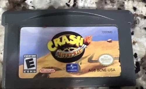 Crash Nitro Kart (Nintendo Game Boy Advance GBA, 2003) ☆ Authentic ☆