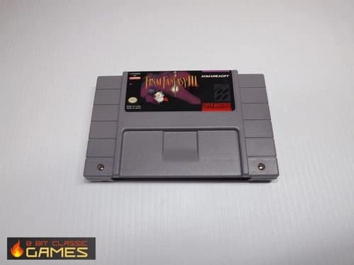AUTHENTIC! Final Fantasy III GAME ONLY - SUPER NINTENDO SNES 68a