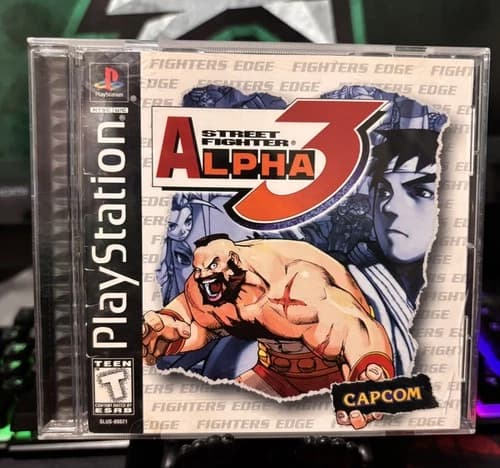 PlayStation 1 Street Fighter Alpha 3 CiB Tested & Working!