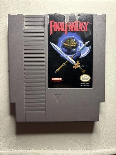 Final Fantasy Nintendo NES Game Cartridge Tested