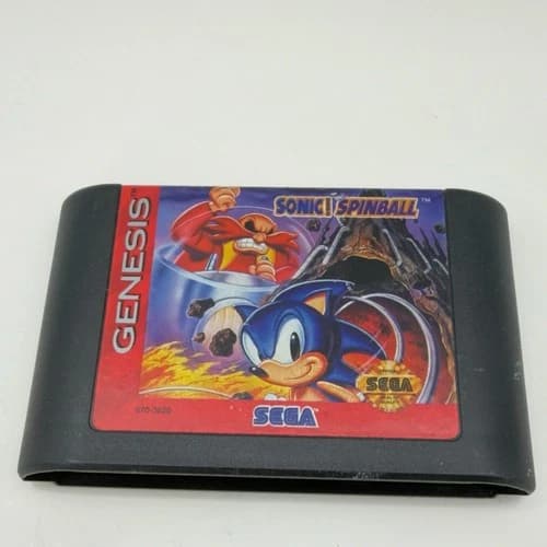SONIC SPINBALL Sega Genesis game cartridge (Game Only) Authentic! Tested & Works