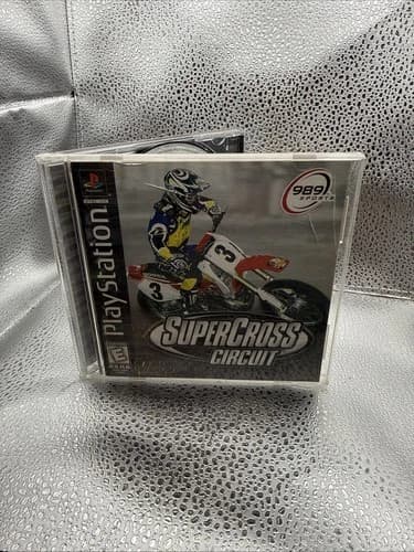 PlayStation 1 PS1 Game SuperCross Circuit CIB Complete In Box