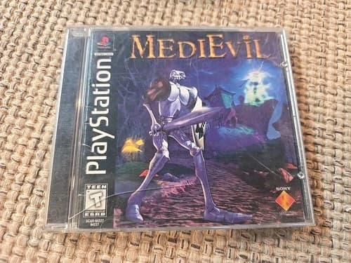MediEvil Complete Playstation 1 PS1 Game Case And Disc