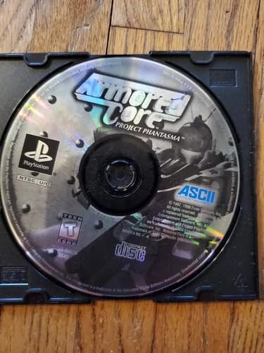 Armored Core Project Phantasma Sony PlayStation ASCII Disc Only Tested Works