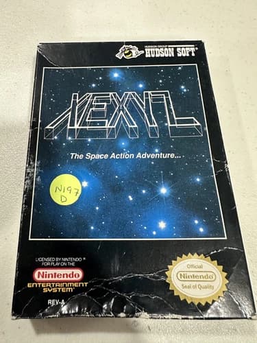 Xexyz (Nintendo NES, 1990) Complete In Box, CIB