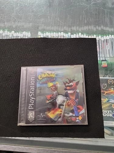 Crash Bandicoot: Warped (Holo Cover), Black Label, Sony PlayStation 1 PS1