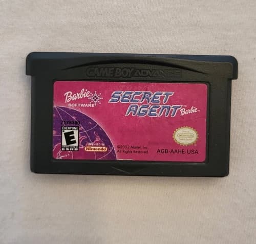 Secret Agent Barbie Royal Jewels Mission Nintendo GBA 2001 Authentic Excellent