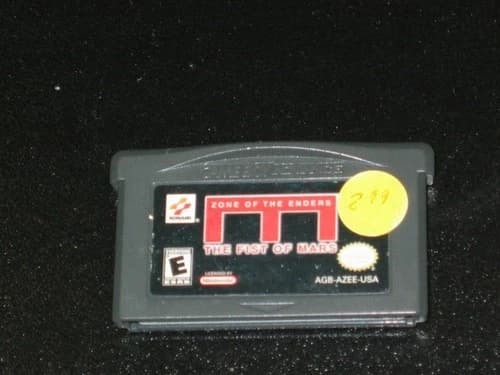 Game Boy Advance GBA Zone of the Enders The Fist of Mars Game Tested Working