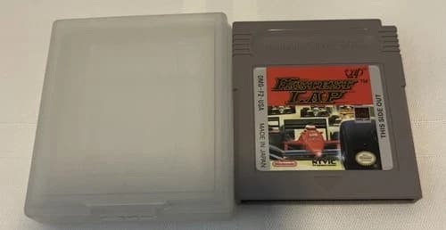 Fastest Lap (Nintendo Game Boy GB) Authentic Game Cart TESTED WORKS