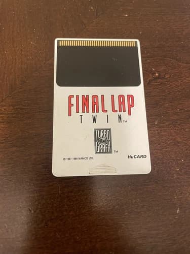 Final Lap Twin Turbo Grafx 16 Game Only