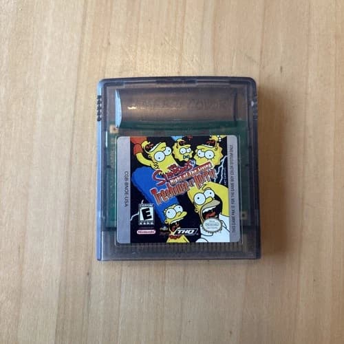 Nintendo Game Boy Color Simpsons Game Night of the Living Treehouse of Horror