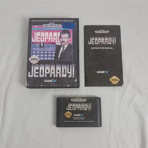 Jeopardy (Sega Genesis, 1992) Complete CIB
