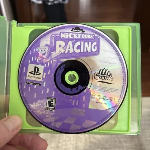 Nicktoons Racing PlayStation 1 PS1 Disc Only. Tested Working