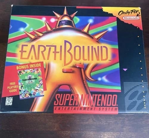 EarthBound Big Box Complete In Box SNES 1995 Manual
