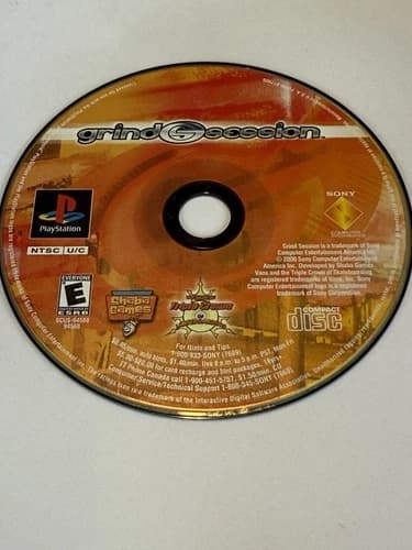 Grind Session Playstation 1 Disc Only Tested Works Great