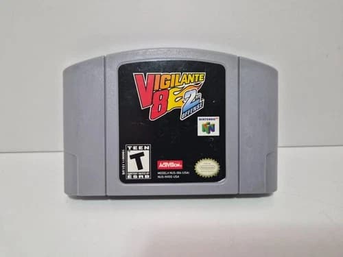 Vigilante 8 2nd Offense Nintendo 64 N64 Authentic Cartridge Tested Working