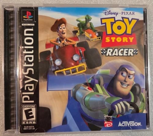 U19027 Toy Story Racer Black Label w Registration PS1 Complete CIB Great G3D