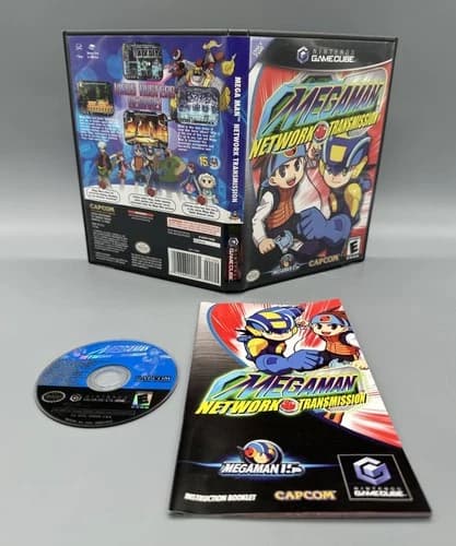 Mega Man Network Transmission Nintendo GameCube 2003 Complete CIB