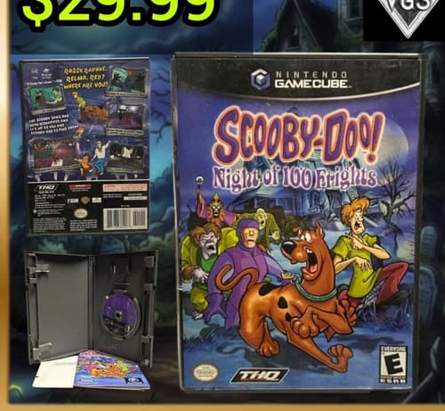 *CIB* Scooby-Doo Night of 100 Frights (Nintendo GameCube, 2002)