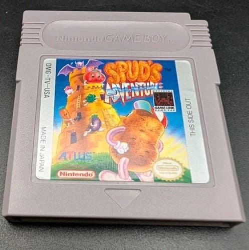 Spud’s Adventure Nintendo Gameboy Authentic Mint Pristine Tested RARE Board Pic