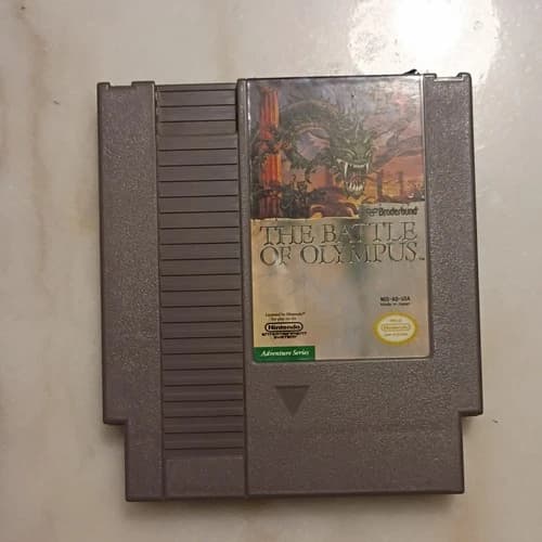 Broderbund The Battle of Olympus Nintendo Entertainment System NES Game NTSC-U/C