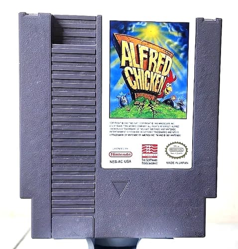 Alfred Chicken Nintendo NES Authentic Tested