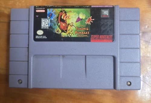 Disney's Timon and Pumbaa's Jungle Games (Super Nintendo SNES)