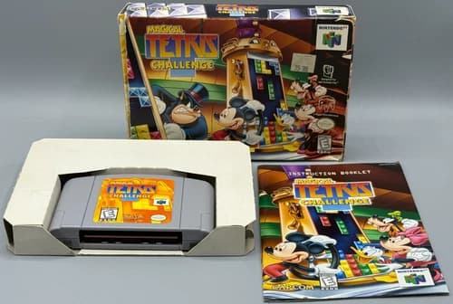 Magical Tetris Challenge Nintendo 64 N64 CIB Complete W/ Manual Authentic Capcom