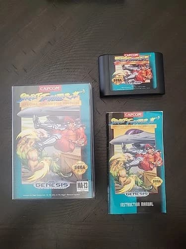 Street Fighter II': Special Champion Edition Sega Genesis CIB Complete w/ Manual