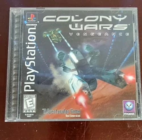 Colony Wars: Vengeance (PlayStation 1) Ps1 Black Label CIB w/ Reg Card