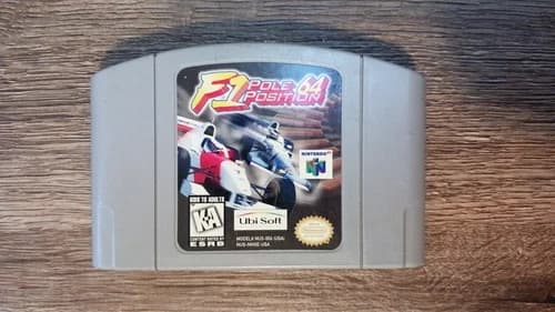 F1 Pole Position 64 – Authentic N64 Game – Tested & Working