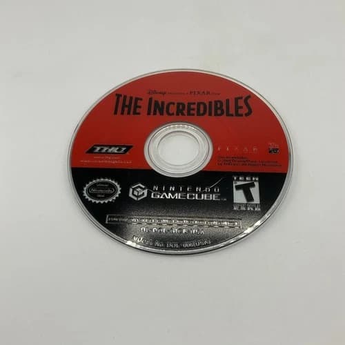 The Incredibles (Nintendo GameCube, 2004) Disc Only