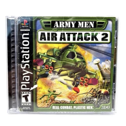PS1 Army Men Air Attack 2 W/ Reg Card (Sony PlayStation 1 PS1, 2000) Complete