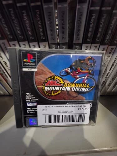 PS1 - Playstation 1 - No Fear Downhill Mountain Biking