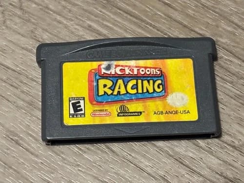 Nicktoons Racing Nintendo Game Boy Advance GBA Cleaned & Tested Authentic