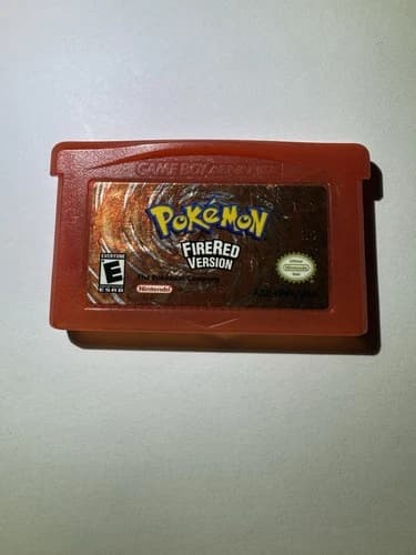 Pokemon Fire Red Nintendo Game Boy Advance GBA Authentic Cartridge Tested/ Works