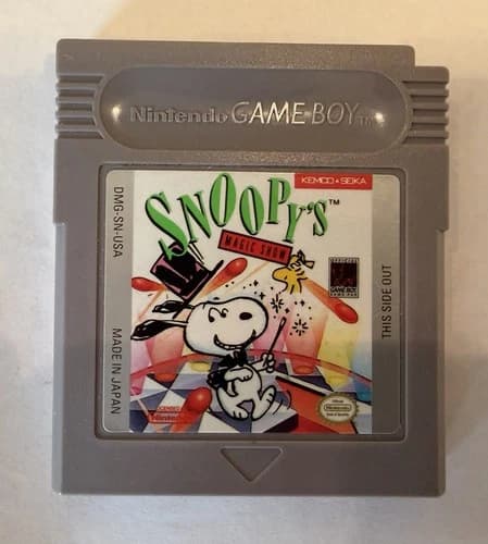Snoopy's Magic Show Nintendo Game Boy Cartridge Only