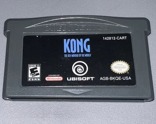 Kong: The 8th Wonder of the World - Nintendo Game Boy Advance GBA Cartridge