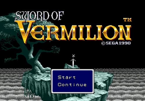 Sword Of Vermilion - Sega Genesis Game Only