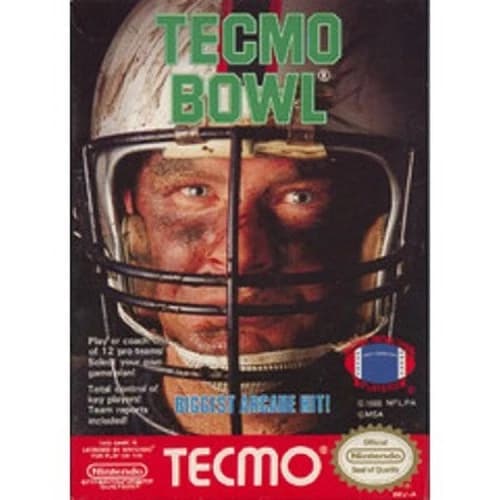 Tecmo Bowl Nintendo NES For Nintendo NES Vintage Football Very Good 8E
