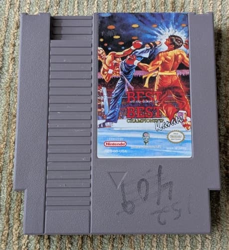 The Best of the Best Championship Karate Nintendo NES Cartridge Only Tested