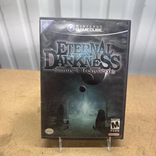 Eternal Darkness Sanity's Requiem Nintendo GameCube Complete Case Manual Disc