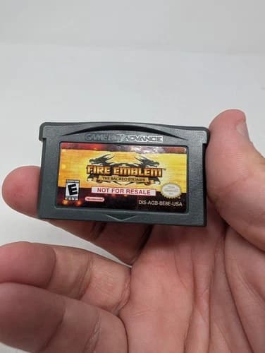 Fire Emblem The Sacred Stones GBA Not For Resale NFR Gameboy Advance Tested