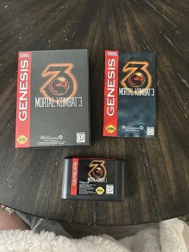 Sega Genesis Game Mortal Kombat 3 CIB Complete In Box