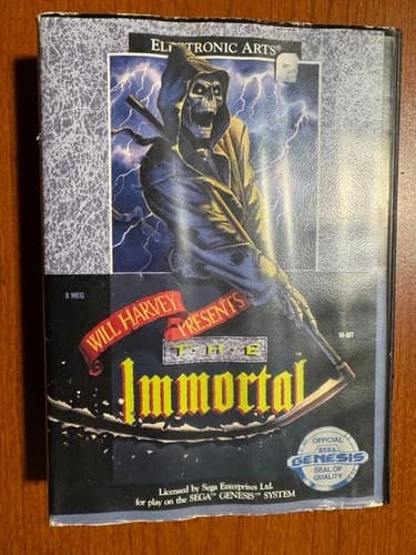 The Immortal Sega Genesis CIB Complete Authentic Clean Tested