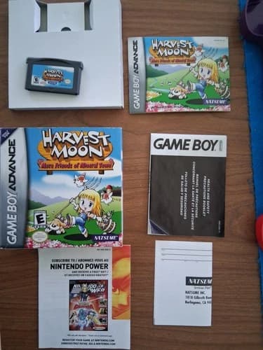 Harvest Moon: Friends of Mineral Town - Game Boy Advance - GBA - CIB - Complete