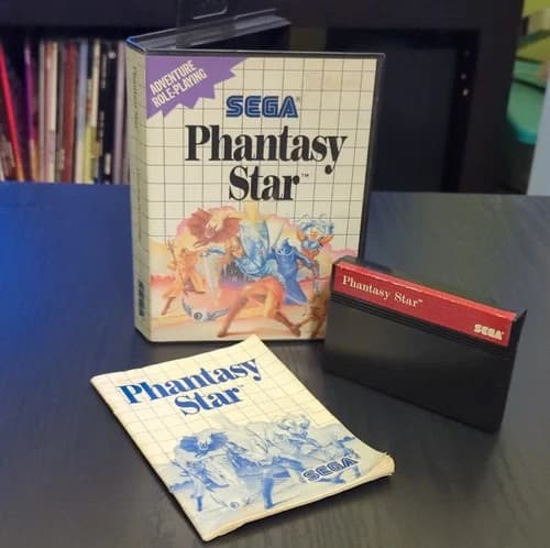 SEGA Phantasy Star Sega Master System Complete with Manual and Battery Save