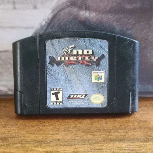 WWF No Mercy Nintendo 64 N64 Authentic Tested & Working Cartridge Only